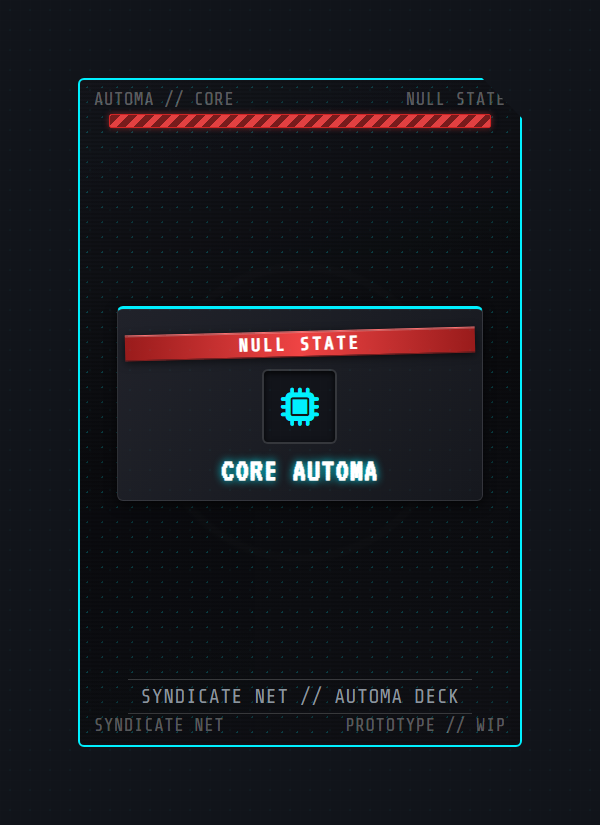 AUTOMA Card Back