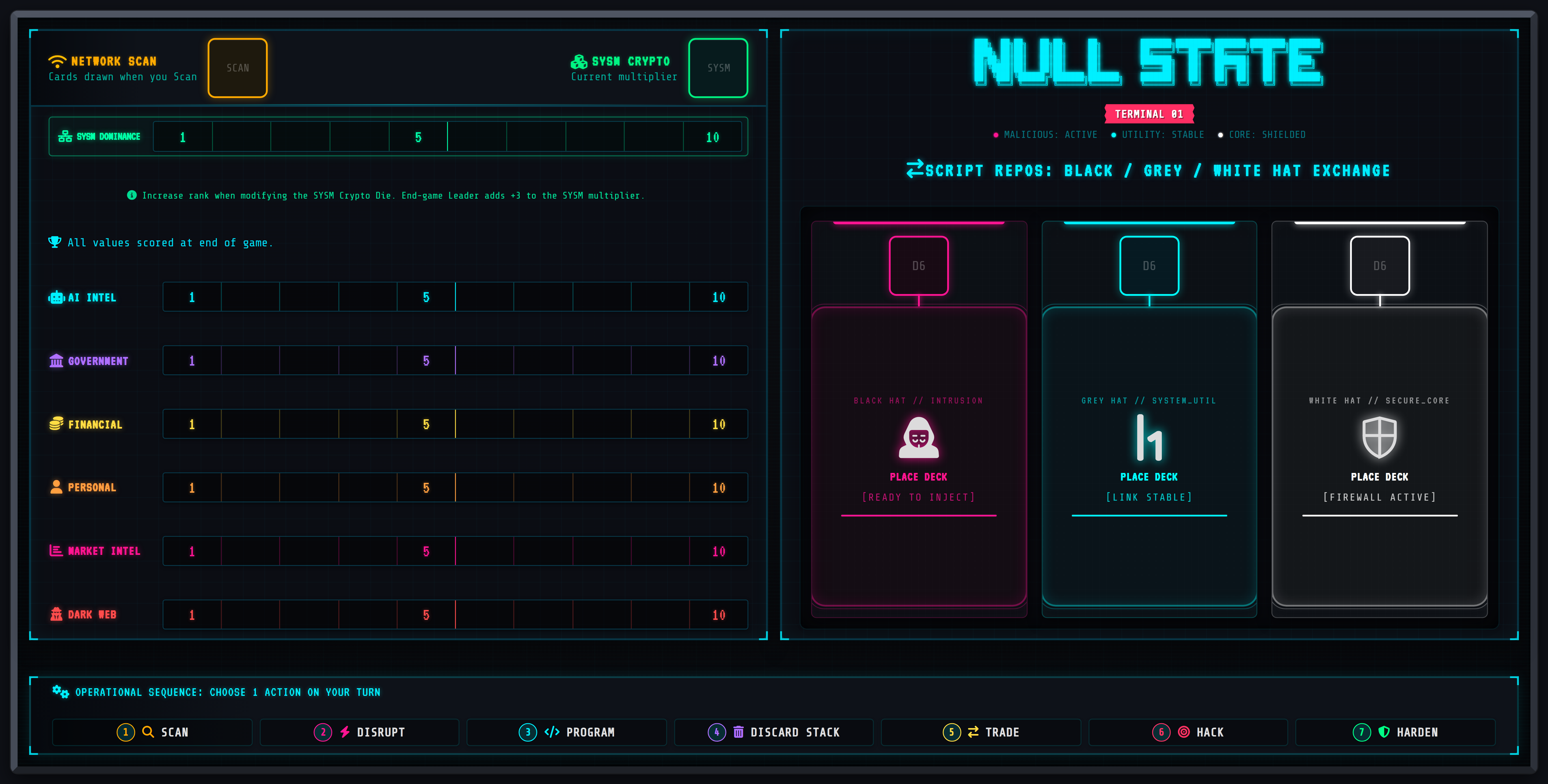 Null State Bifold Gameboard